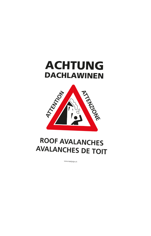 Achtung Dachlawinen