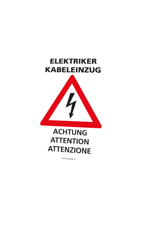 Elektriker Kabeleinzug