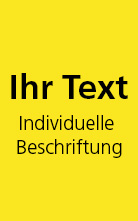 Warnaufsteller mit Ihrem persönlichen Text